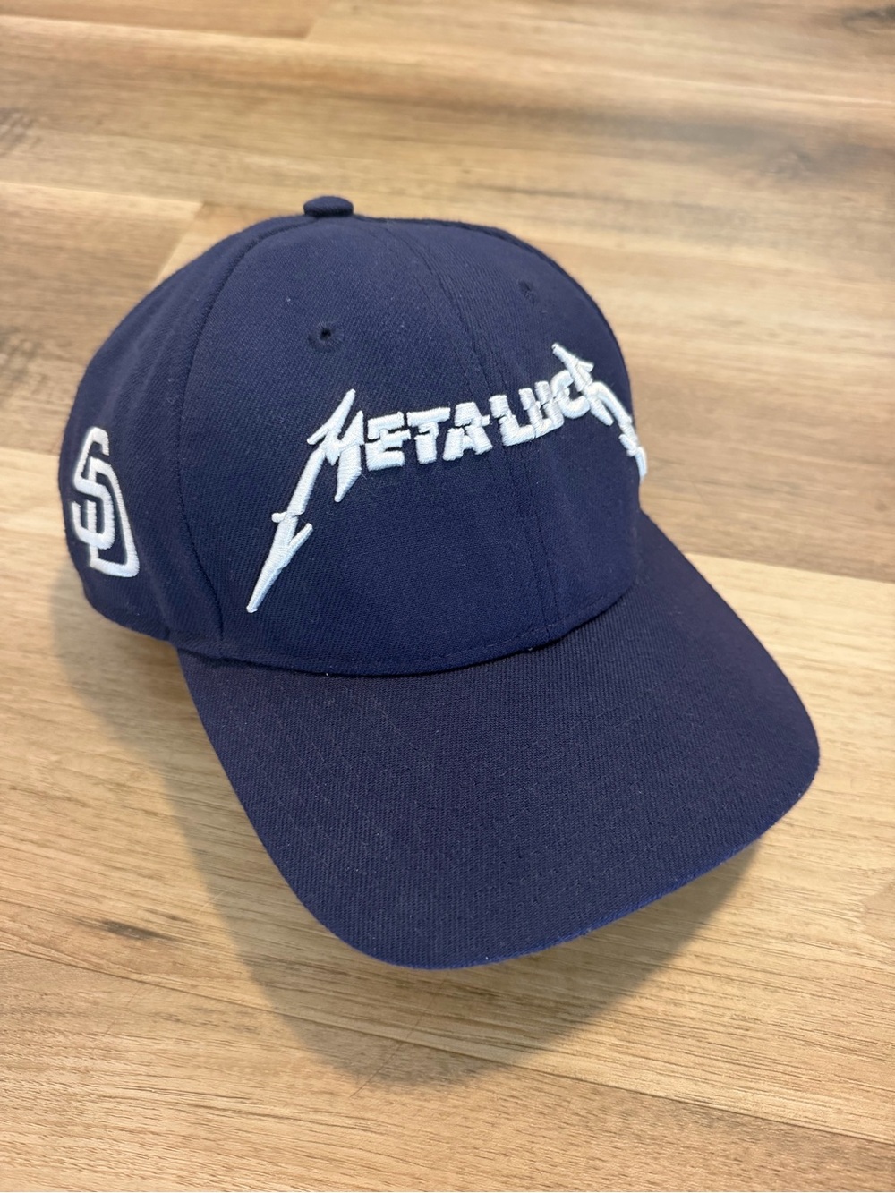 New Era San Diego Padres x Metallica Hardwired Hat Blue Limited Edition MLB Rare